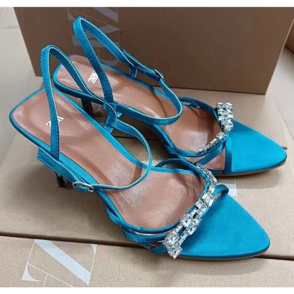 ZARA Strappy Heels NWT - Picture 12 of 16